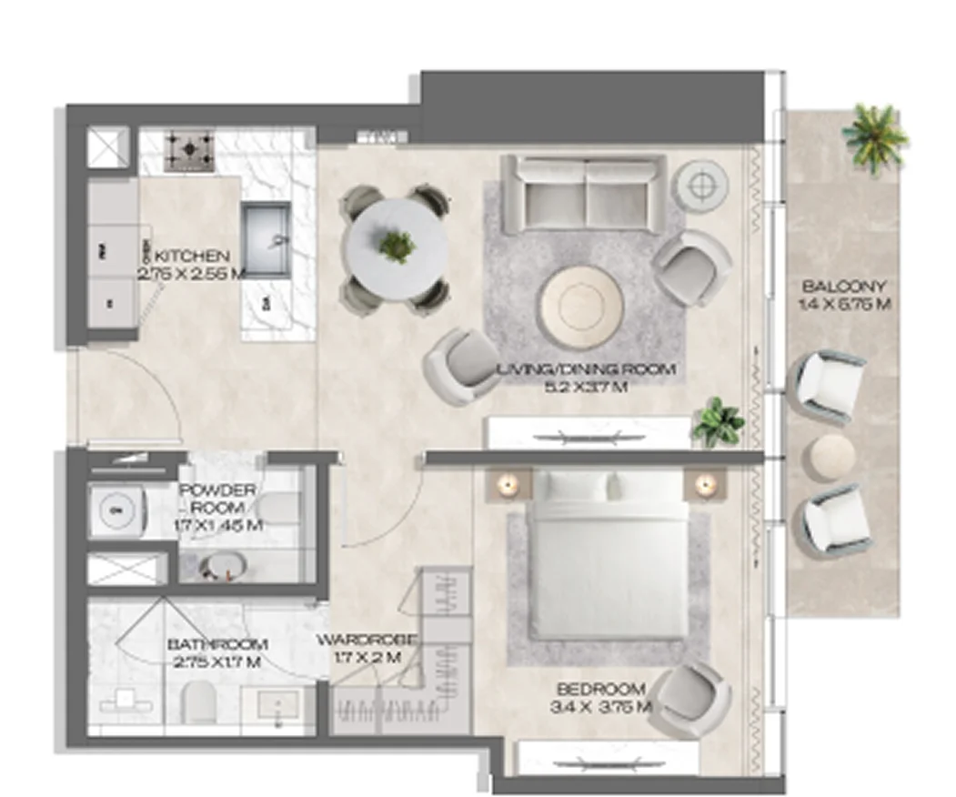 DWTN Residences ground floor plan