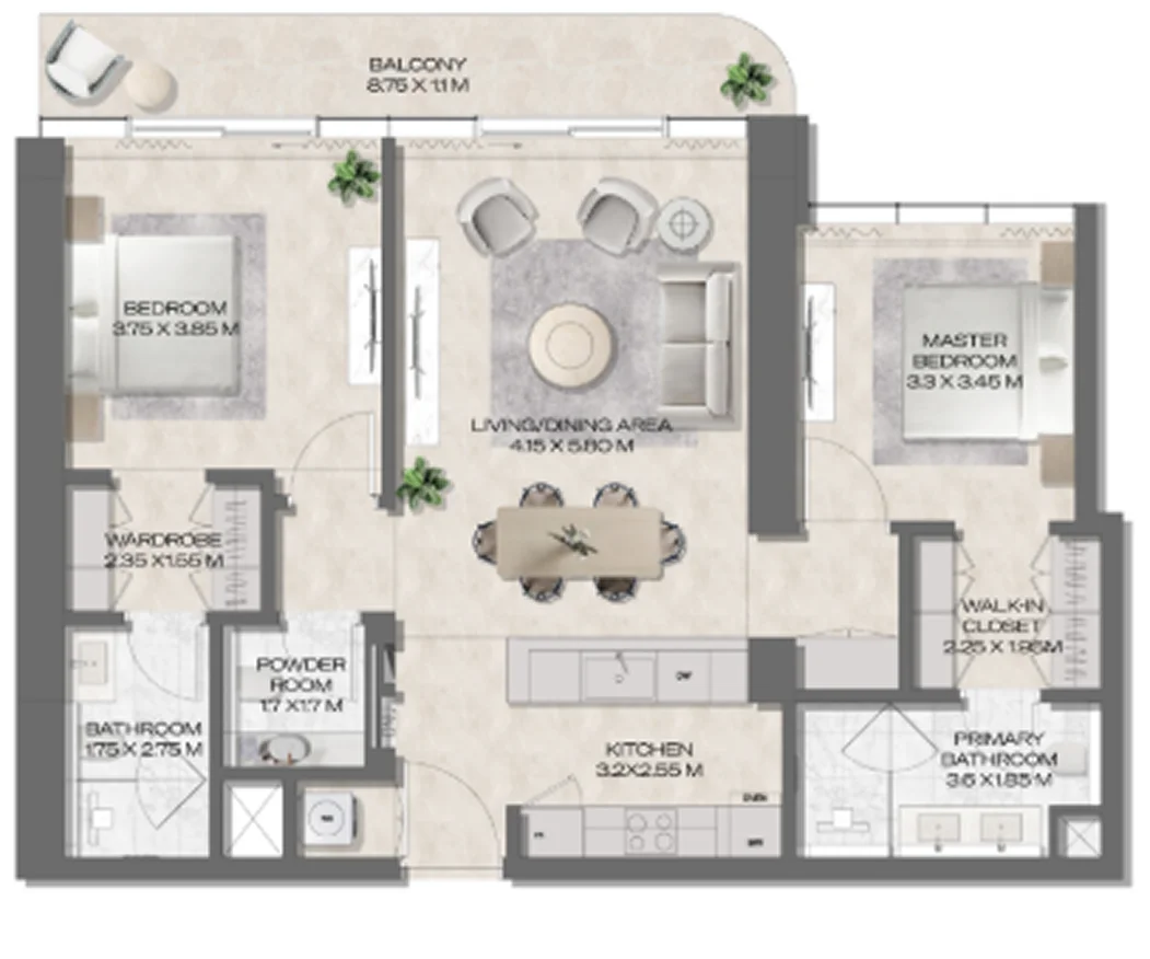 DWTN Residences ground floor plan