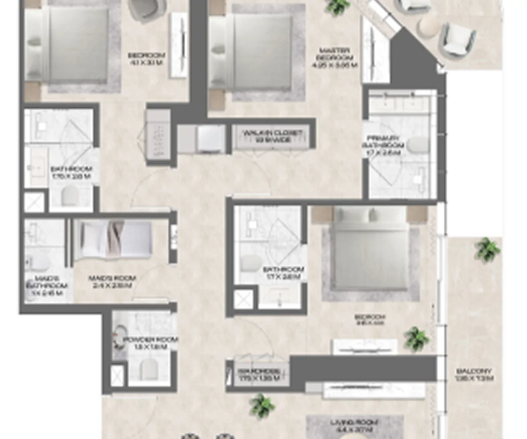 DWTN Residences ground floor plan